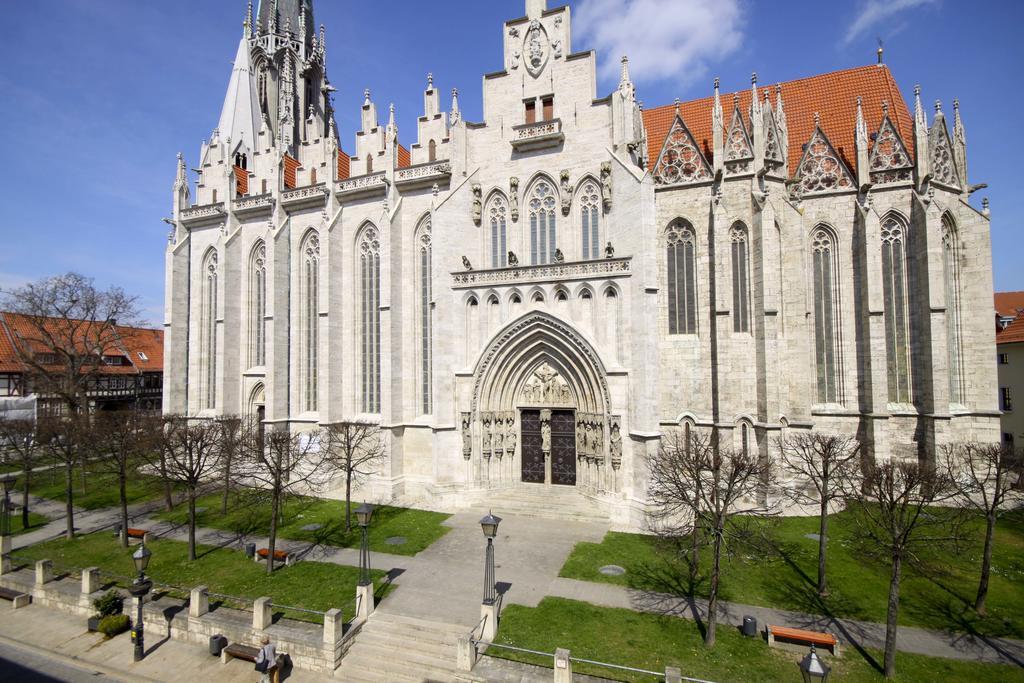 Pension Bei Der Marienkirche Mühlhausen Exterior foto