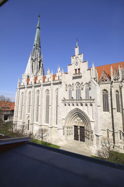 Pension Bei Der Marienkirche Mühlhausen Exterior foto